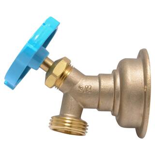 SharkBite 34 in. Push-to-Connect x MHT Brass Multi-Turn Hose Bibb 24627LF