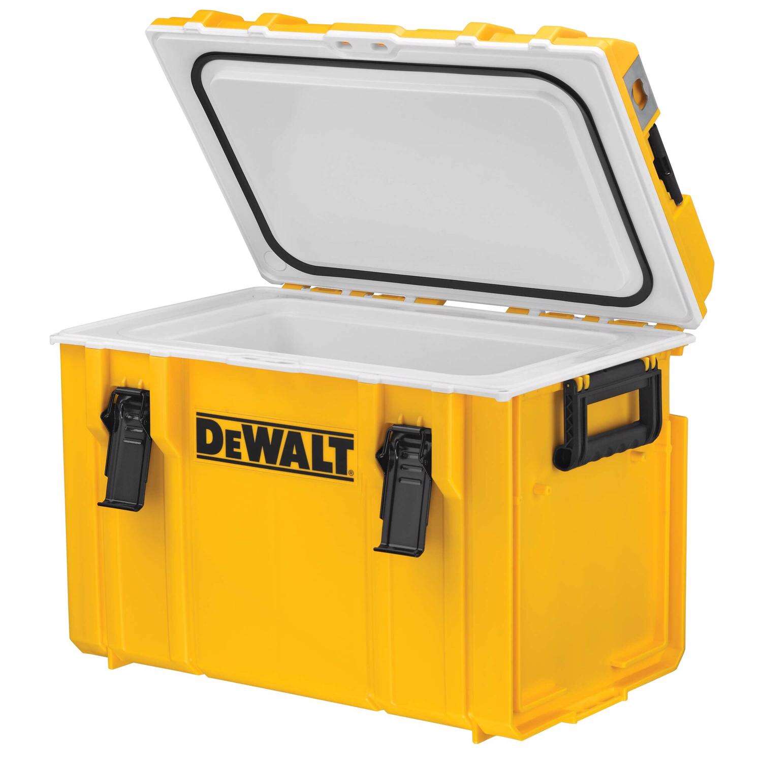 DW ToughSystem Black/Yellow 88 lb Cooler