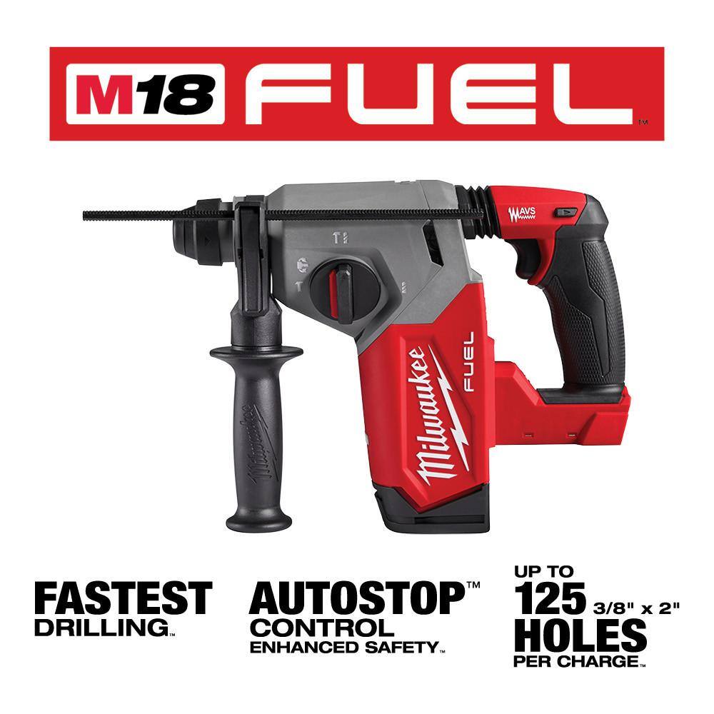 MW M18 FUEL 18V Lithium-Ion Brushless Cordless 1 in. SDS-Plus Rotary Hammer (Tool-Only) 2912-20