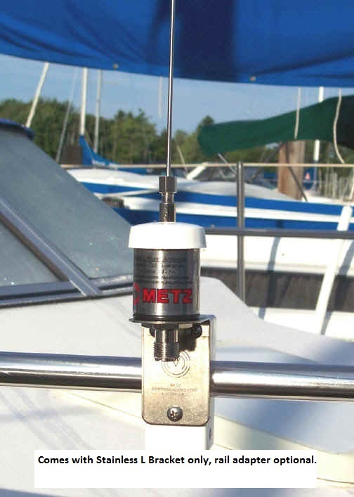 206 Metz MANTA-6 40 Stainless Steel VHF Antenna