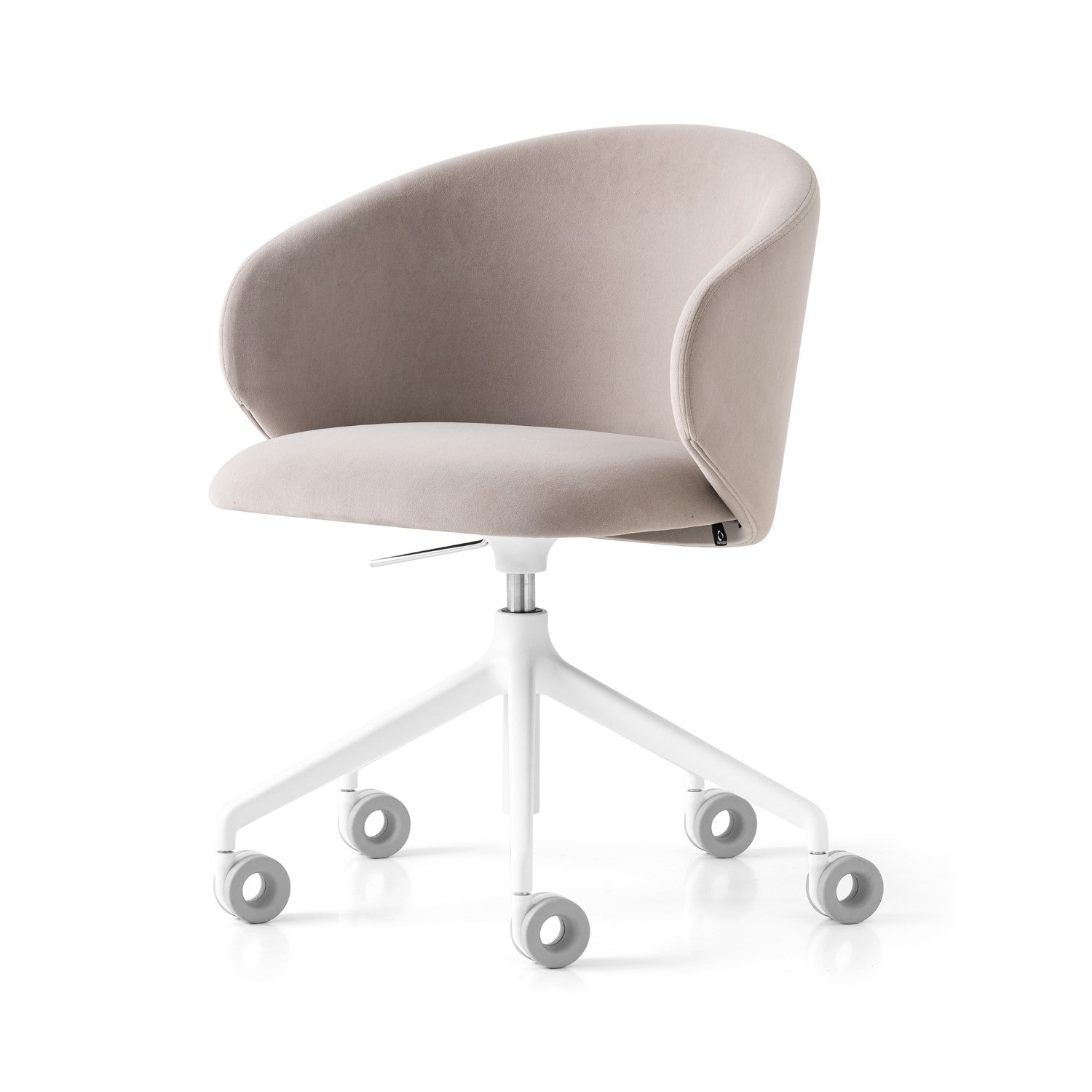 Tuka Indoor/Outdoor Optic White Base Swivel Office Chair