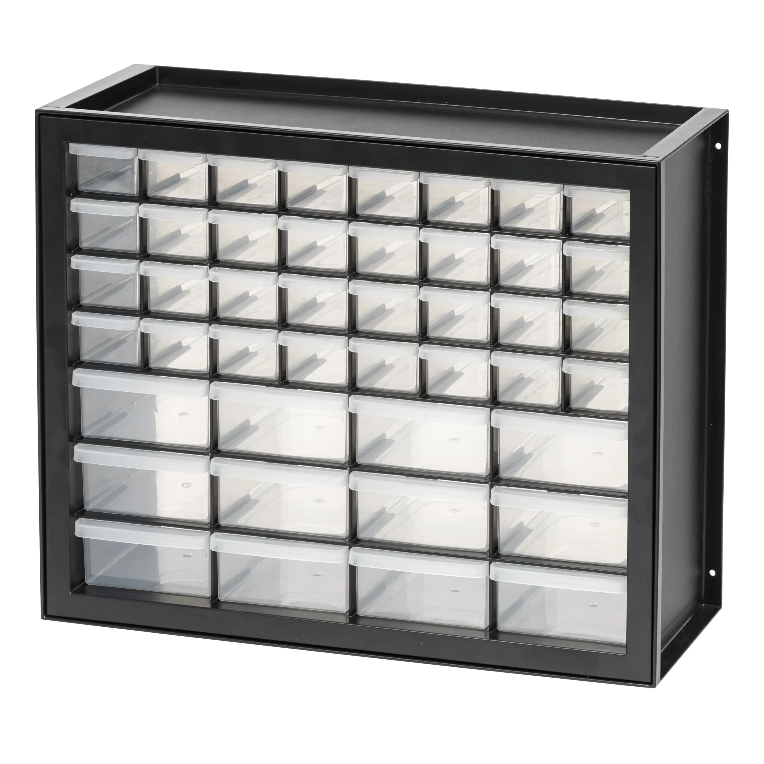 Iris Black 44-Drawer Parts Organizer