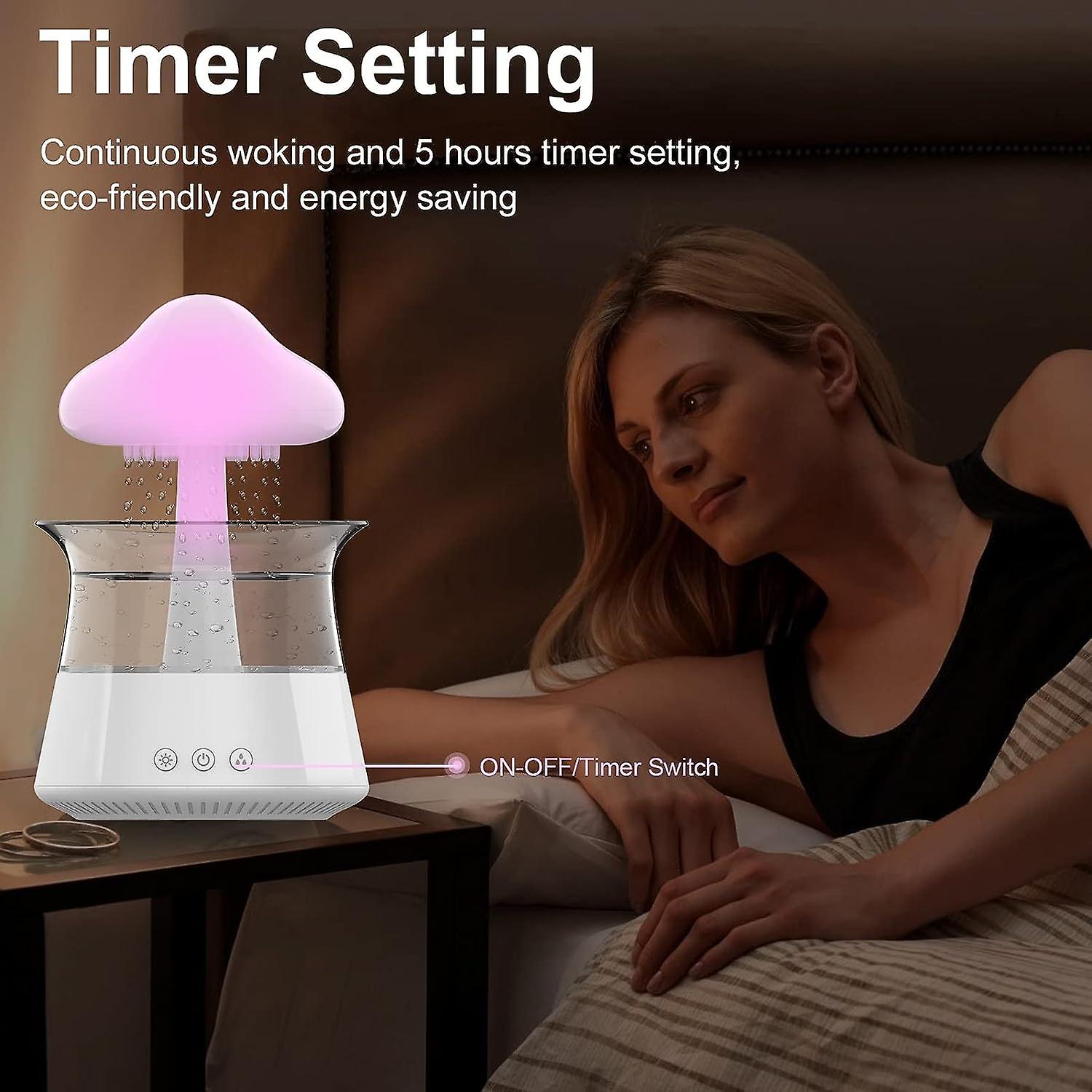 Cloud Humidifier， Essential Oil Diffuser With 7 Colours Led Lights， Nano Mist Diffuser And Humidifier For Large Rooms， Children's Room And Home