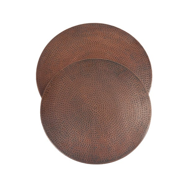 18-in Hammered Copper Lazy Susan in Oil Rubbed Bronze (LS18DB)