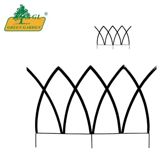 High quality garden fence artificial decorative fence decorative picket fence