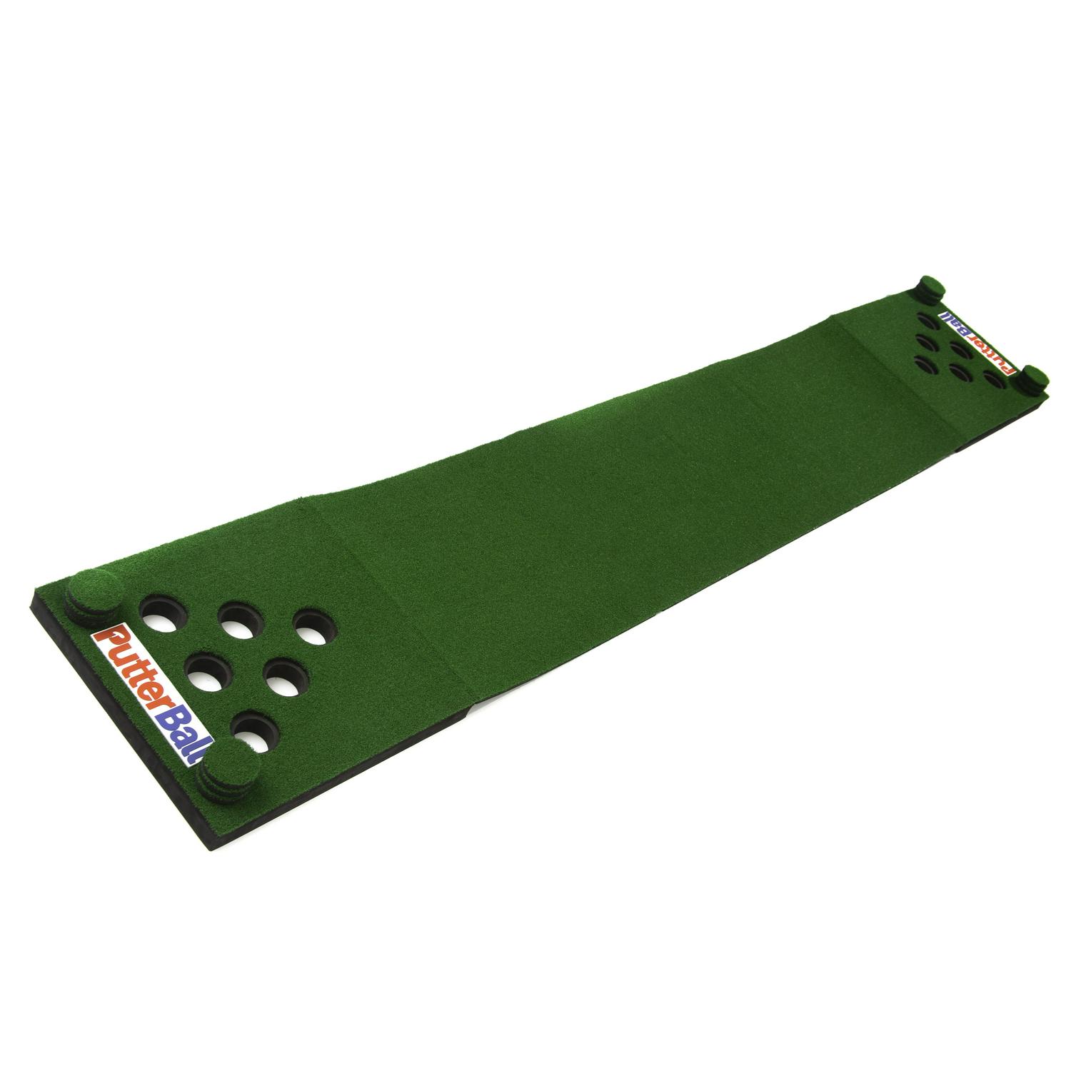 PutterBall Golf Pong Game Set The Original 8211 Includes 2 Putters 2 Golf Balls Green Putting Pong Golf Mat and Golf Hole Covers 8211 Best Backyard Party Golf Game Set  Crowdfused