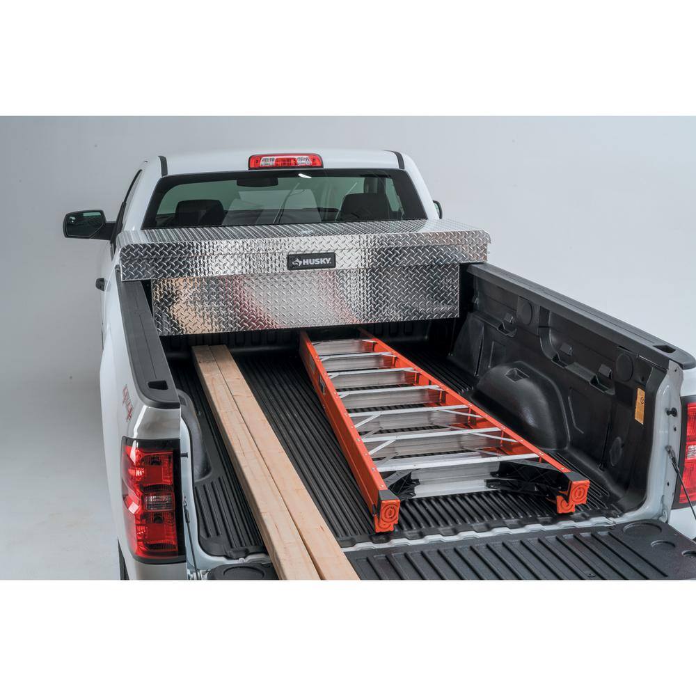 Husky 71.36 in. Diamond Plate Aluminum Full Size Crossbed Truck Tool Box 102100-9-01