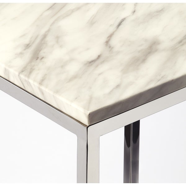 Butler haley Marble and Metal End Table