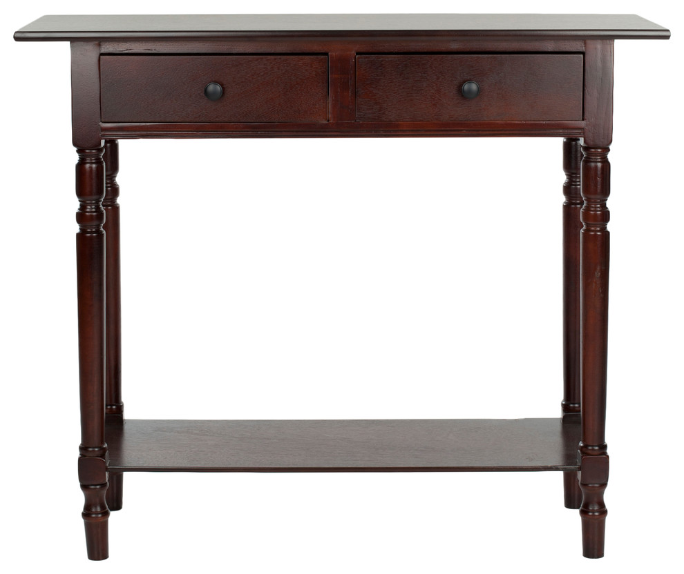 Safavieh Rosemary 2 Drawer Console   Traditional   Console Tables   by Safavieh  Houzz