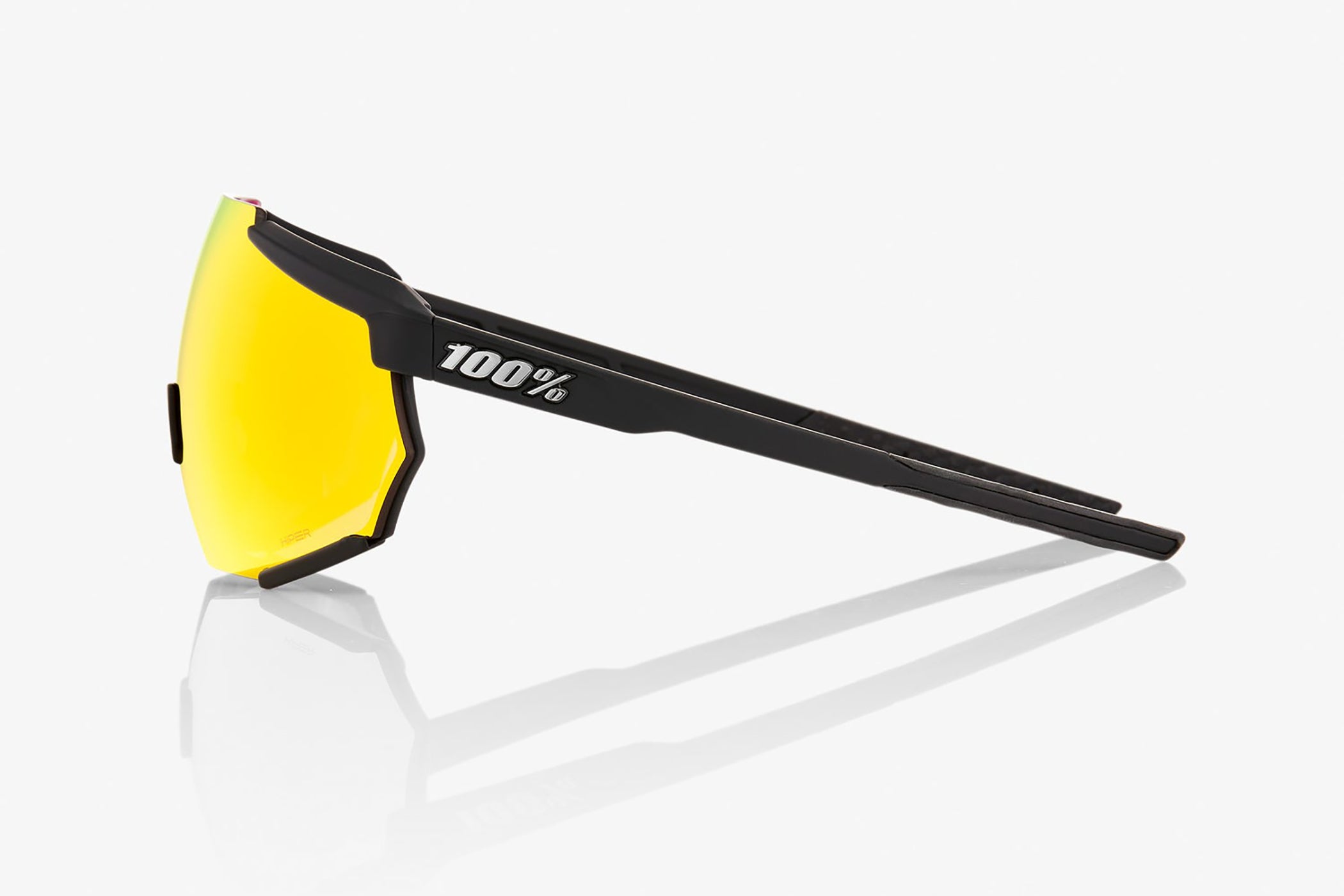 100% Racetrap Soft Tact Black Sunglasses