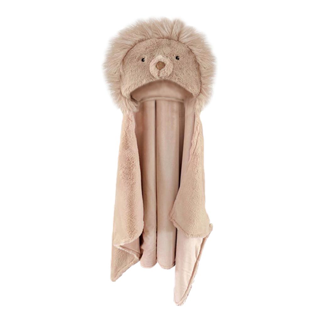 Luca Plush Lion Hooded Blanket