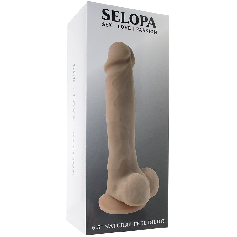 Natural Feel 6.5 Inch Dildo in Light