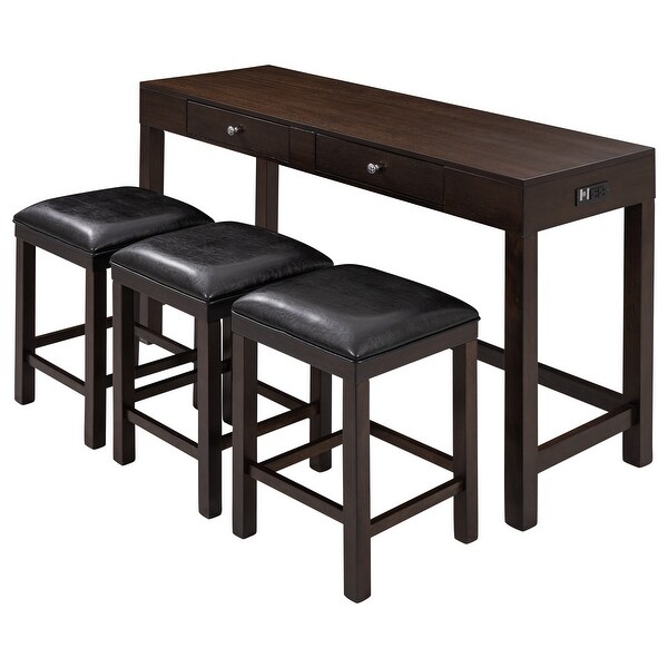 4-Piece Counter Height Table Set