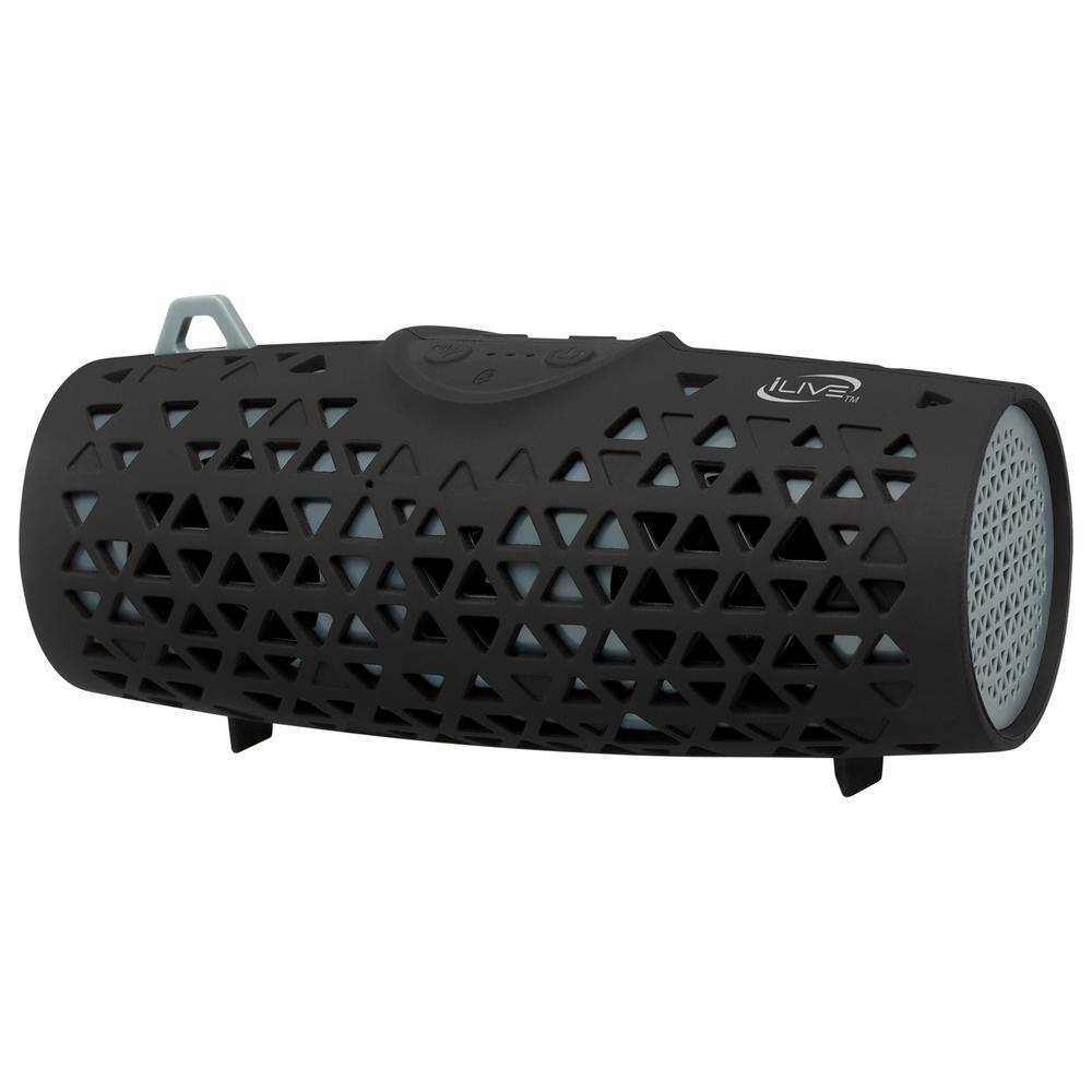 iLive Water and Sand Proof Bluetooth Speaker IP66 Black ISBW337B