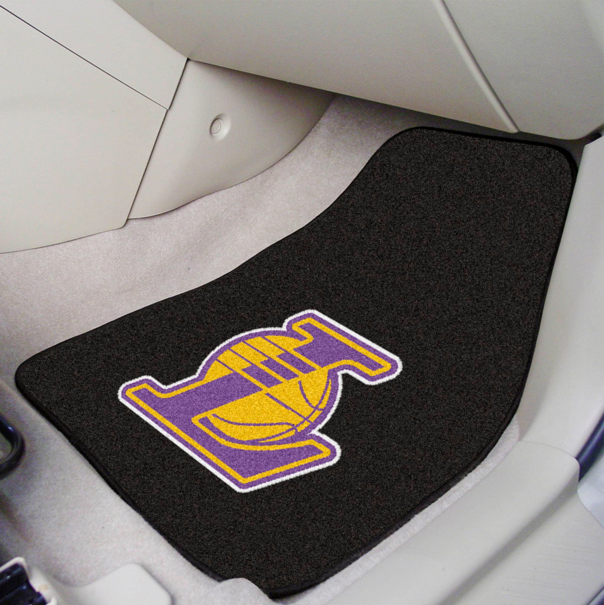 Los Angeles Lakers 2-Piece Carpet Car Mat Set