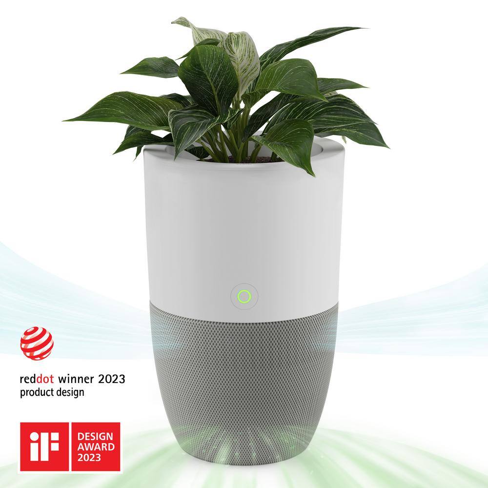 DUPRAY Bloom HEPA-13 Air Purifier with Planter AutoDetect to Remove Dust Smoke Bacteria Allergens and Odors - 1517 sq. ft. AIR030W