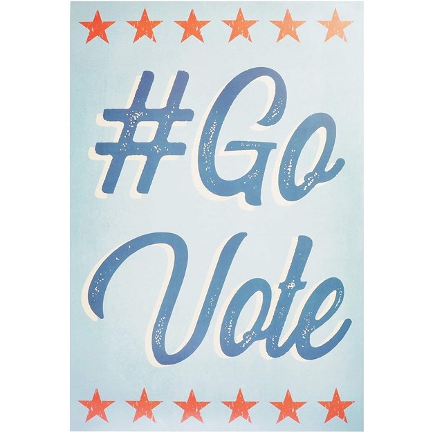 Juvale 10 Pack Go Vote Patriotic Posters For Election Day 10 Designs 13 X 19 In