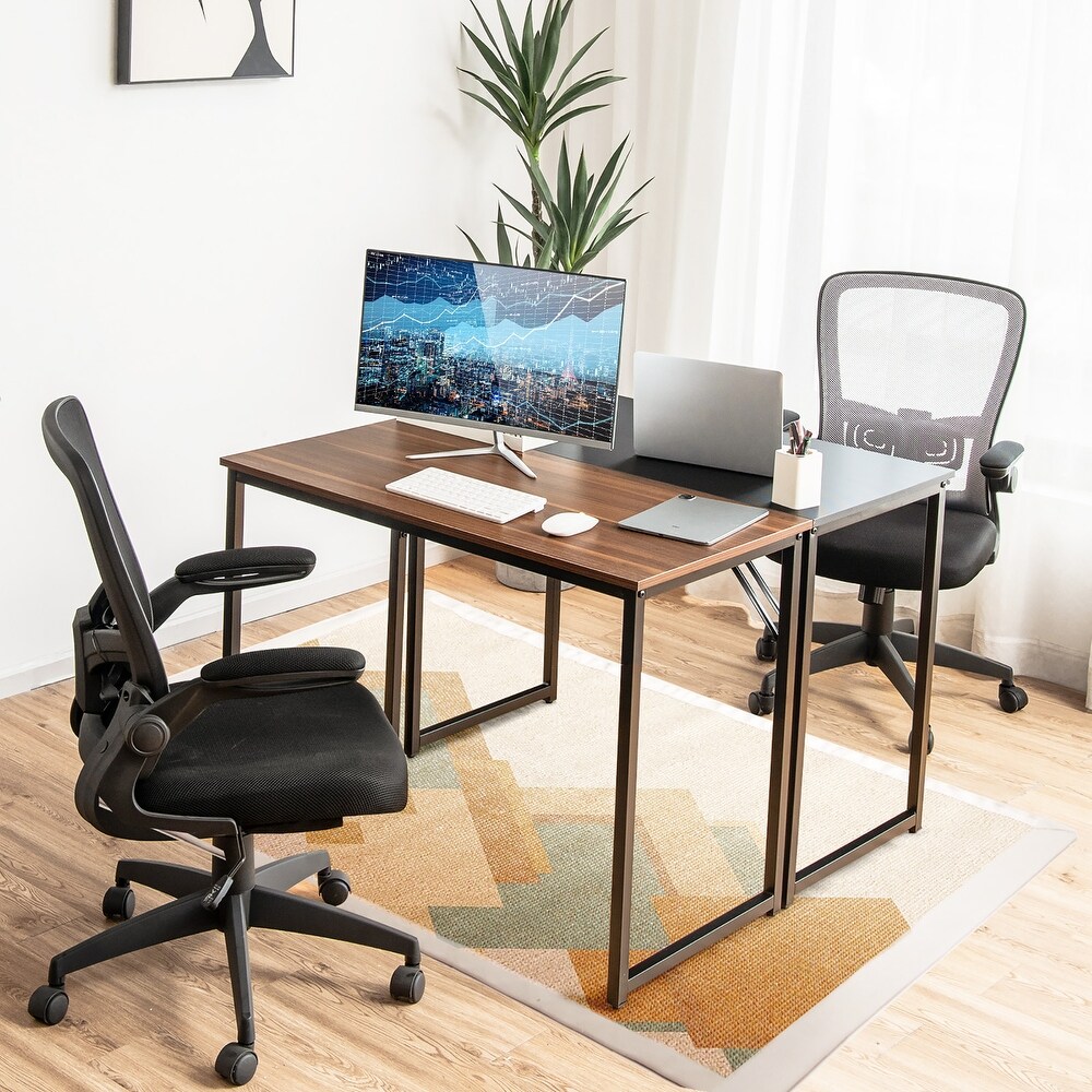 Costway Computer Desk Writing Workstation Study Laptop Table Home