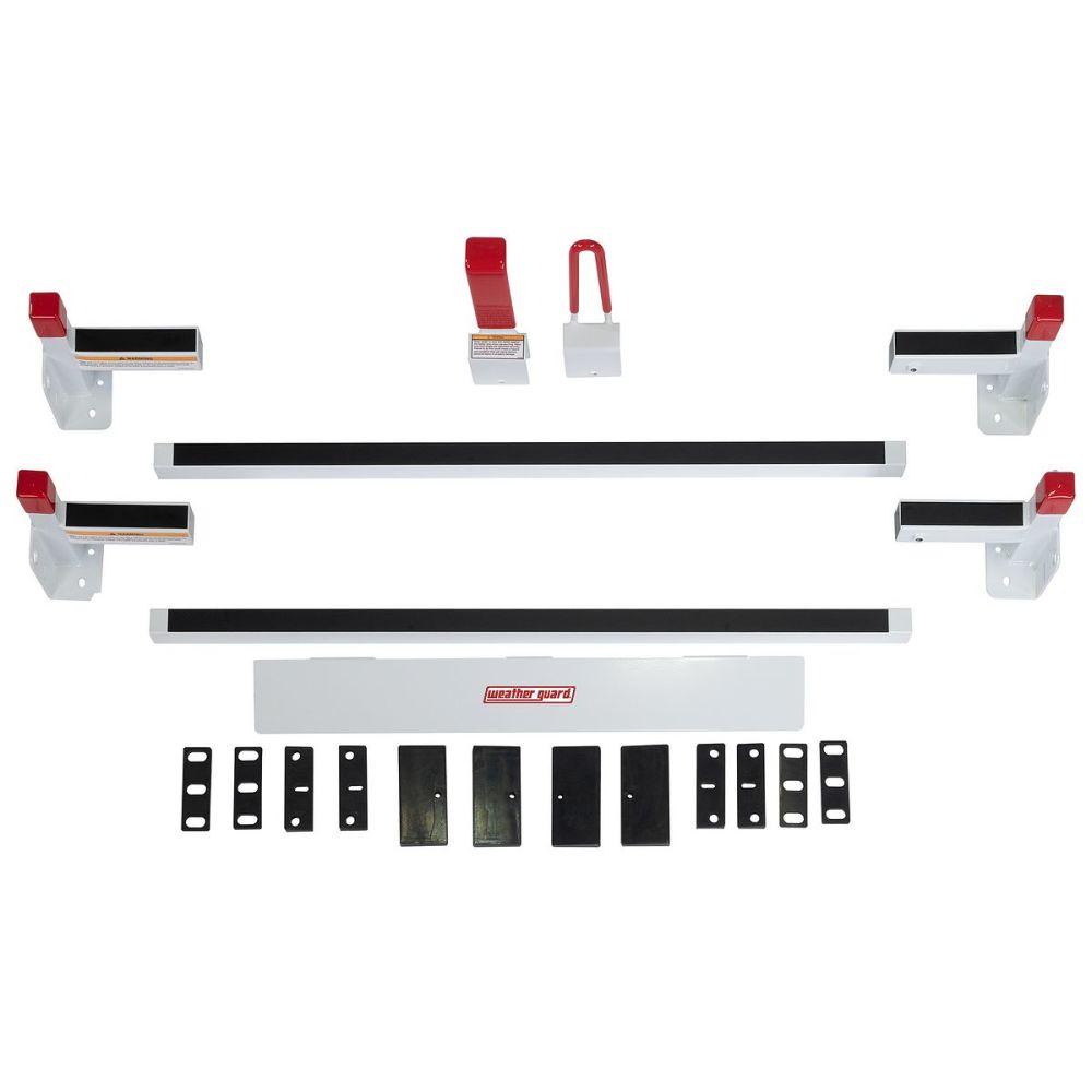 Model 22001-3-01 All-Purpose Steel Van Rack that fits compact Ford， GM， Nissan， and RAM Vans ;