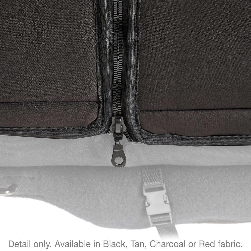 Smittybilt Neoprene Front and Rear Seat Cover Kit (Black/Gray) - 471622 2007 Toyota Camry