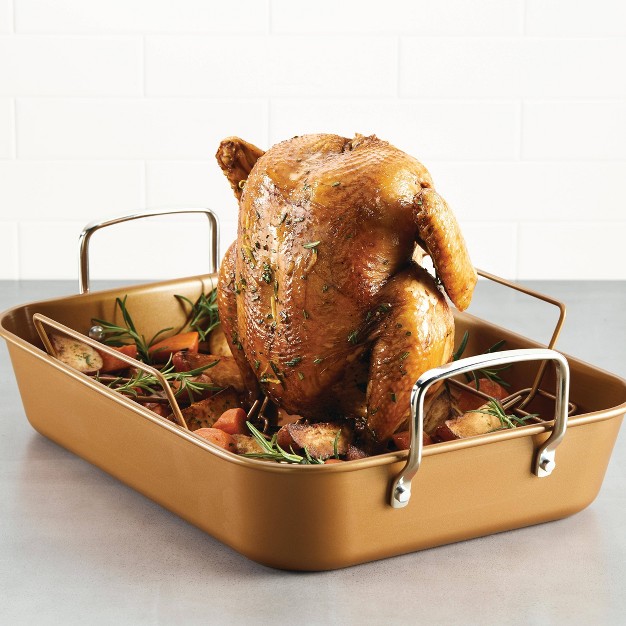 Copper Nonstick Roasting Pan