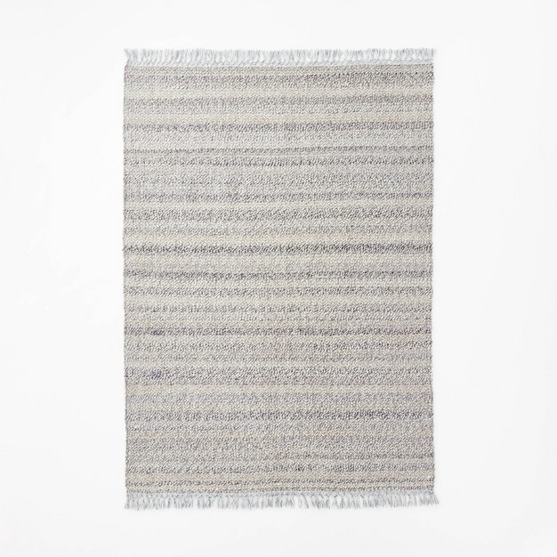 Bayside indoor outdoor Rug Heathered Gray Designed With Studio Mcgee