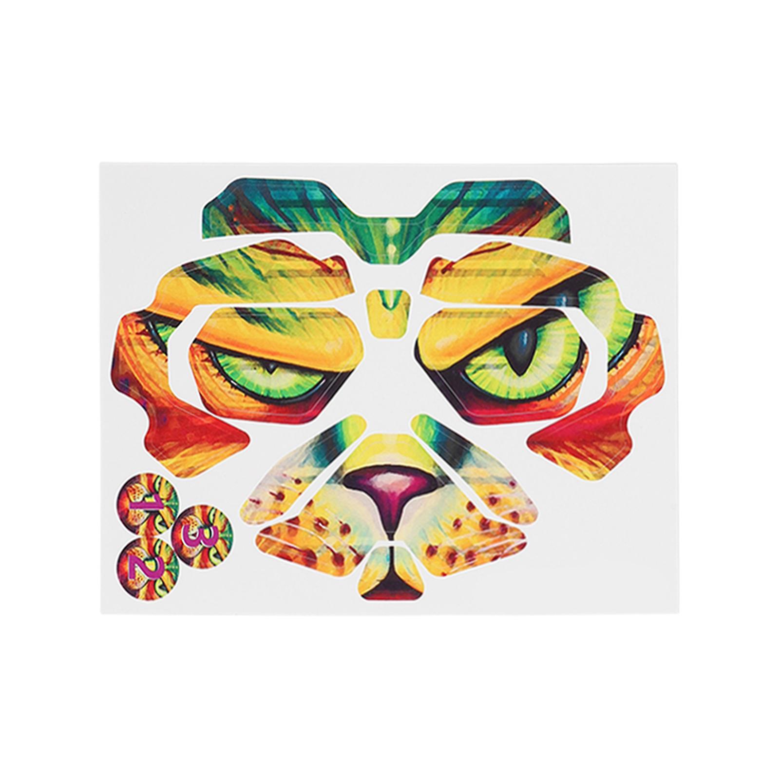 Stickers Decal Skin Protective Sticker Cover Pvc Protective Film For Dji Fpv Gogglescolorful Tiger