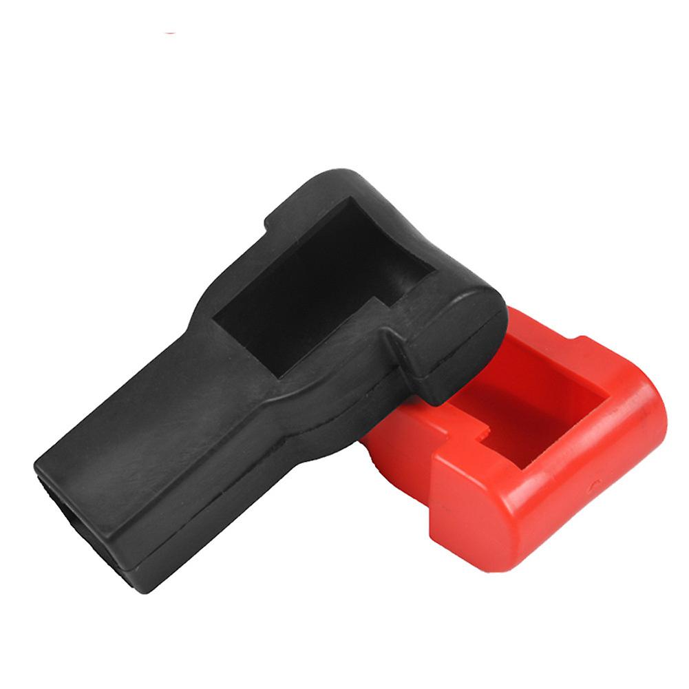 Car Battery Pole Positive And Negative Electrode Protective Cover Battery Pile Head Cover Battery Terminal Protective Cover Red Black