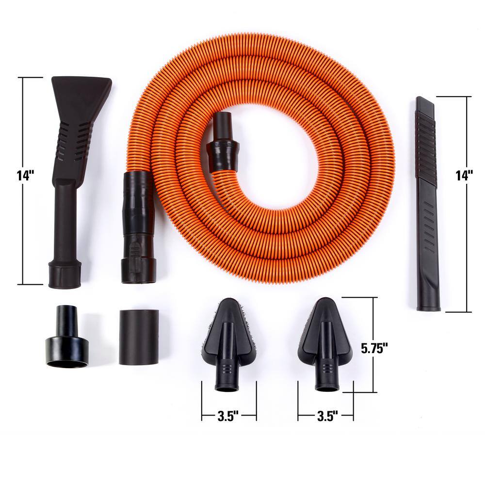 RIDGID 1-14 in. Premium Car Cleaning Accessory Kit for RIDGID WetDry Shop Vacuums VT2534