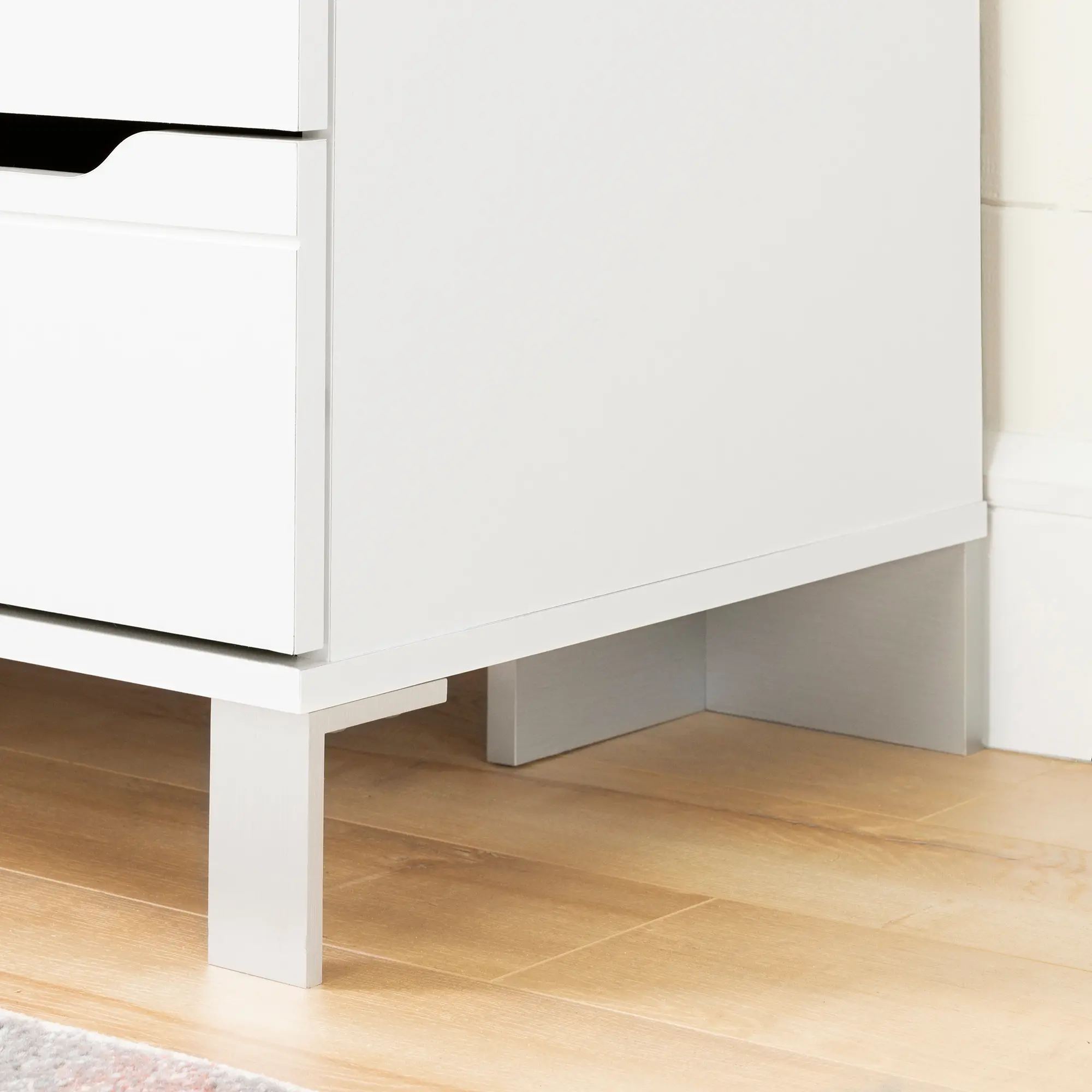 Kanagane Contemporary White Dresser - Kanagane - South Shore