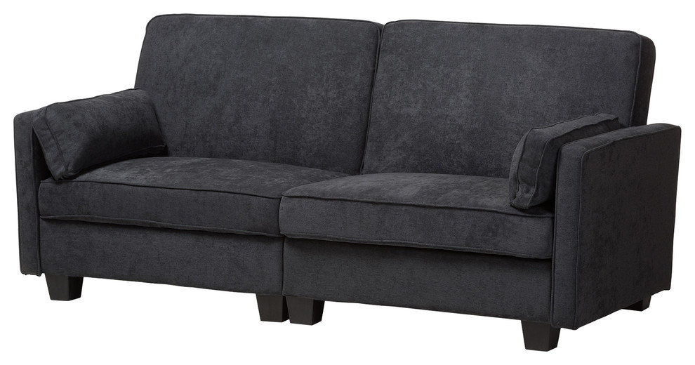 Felicity Fabric Upholstered Sleeper Sofa   Transitional   Loveseats   by HedgeApple  Houzz