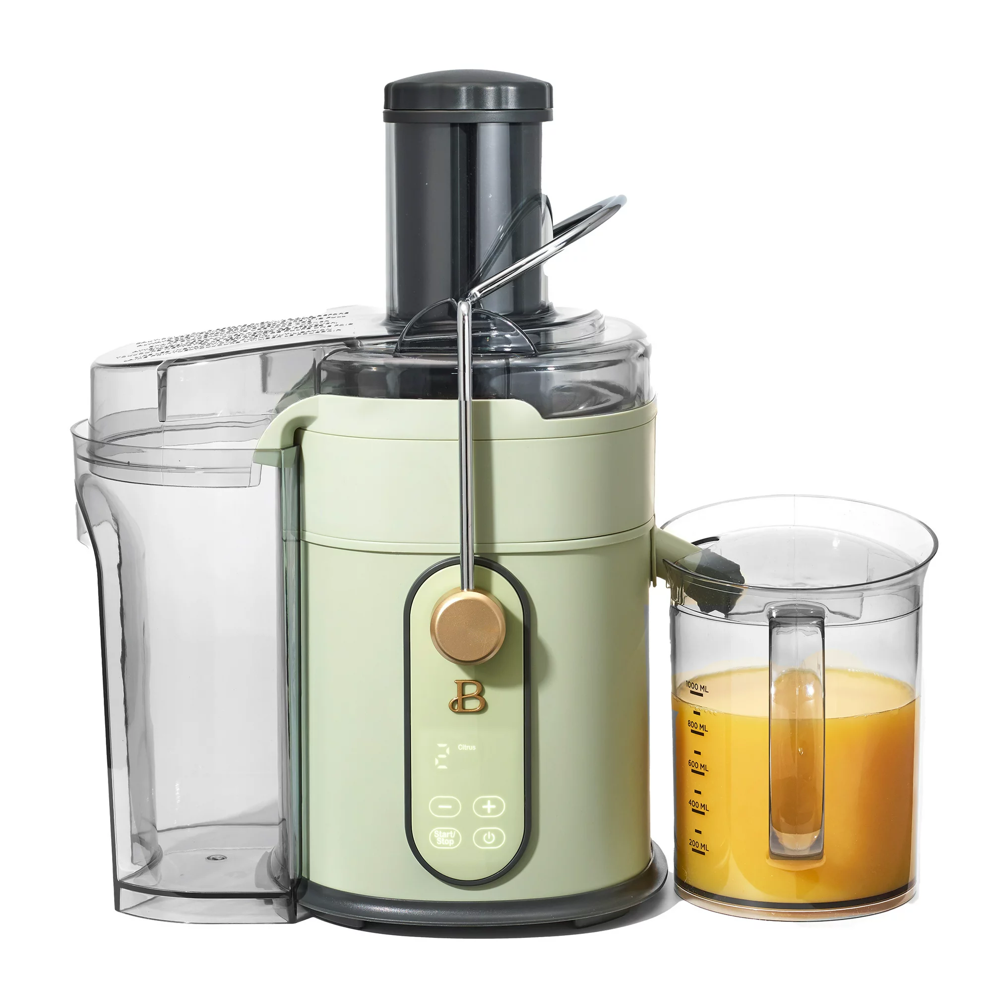 Beautiful 5-Speed Juice Extractor with Touch Activated Display， Sage Green， by Drew Barrymore