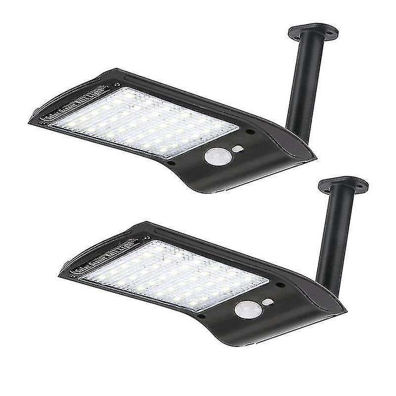 2pack Solar Lights 36 Led Ip65 Waterproof Outdoor Security Night Light，wireless Wall Lamp For Garden， Fence， Gate Garage