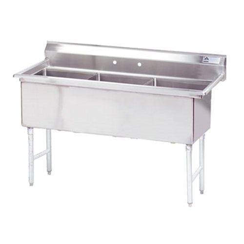 Advance Tabco FC-3-1818 3 Compartment Pot and Dish Sink， 59