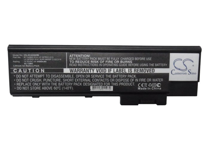 Acer Aspire 3661WLMi Aspire 3682WXC Aspire 5600AWL Replacement Battery BatteryClerkcom Laptop and Notebook