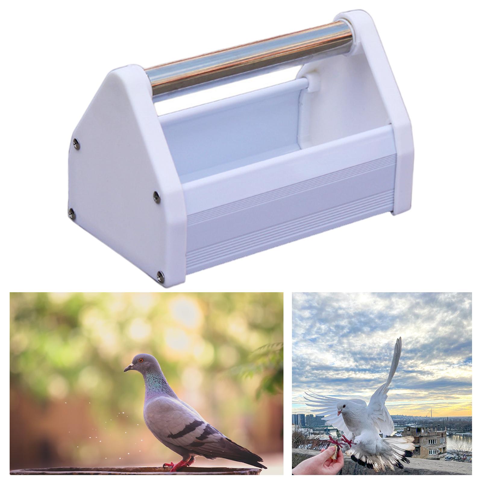 Feeder Trough， Birds Feeder Washable Slot Poultry Feeder Food Containers for Chicken Parrots Quails ，Baby Chick，Backyard ，Lawn