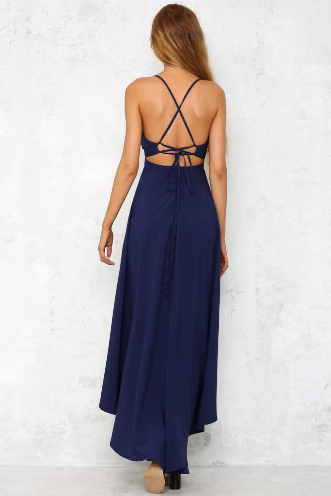 Live In Fantasy Maxi Dress Navy