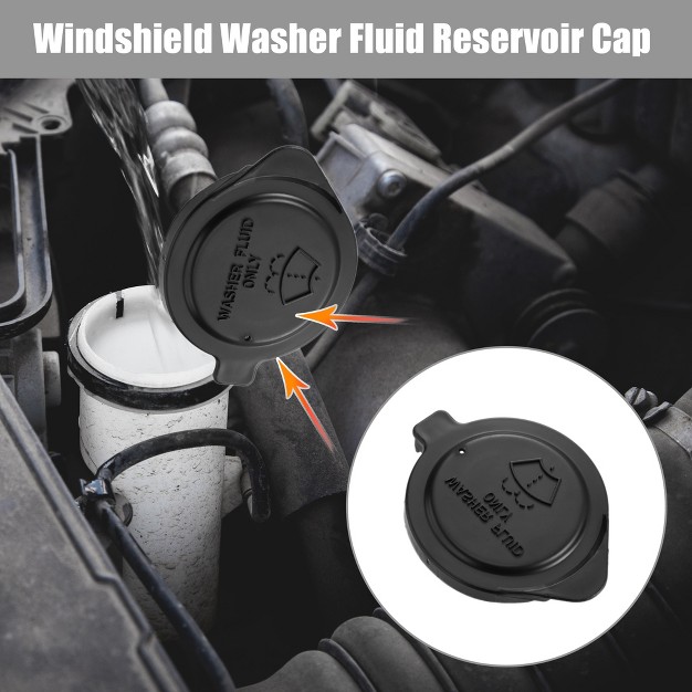 Unique Bargains 85316 16070 Windshield Wiper Washer Fluid Reservoir Tank Bottle Cap Cover For Toyota For Lexus Black