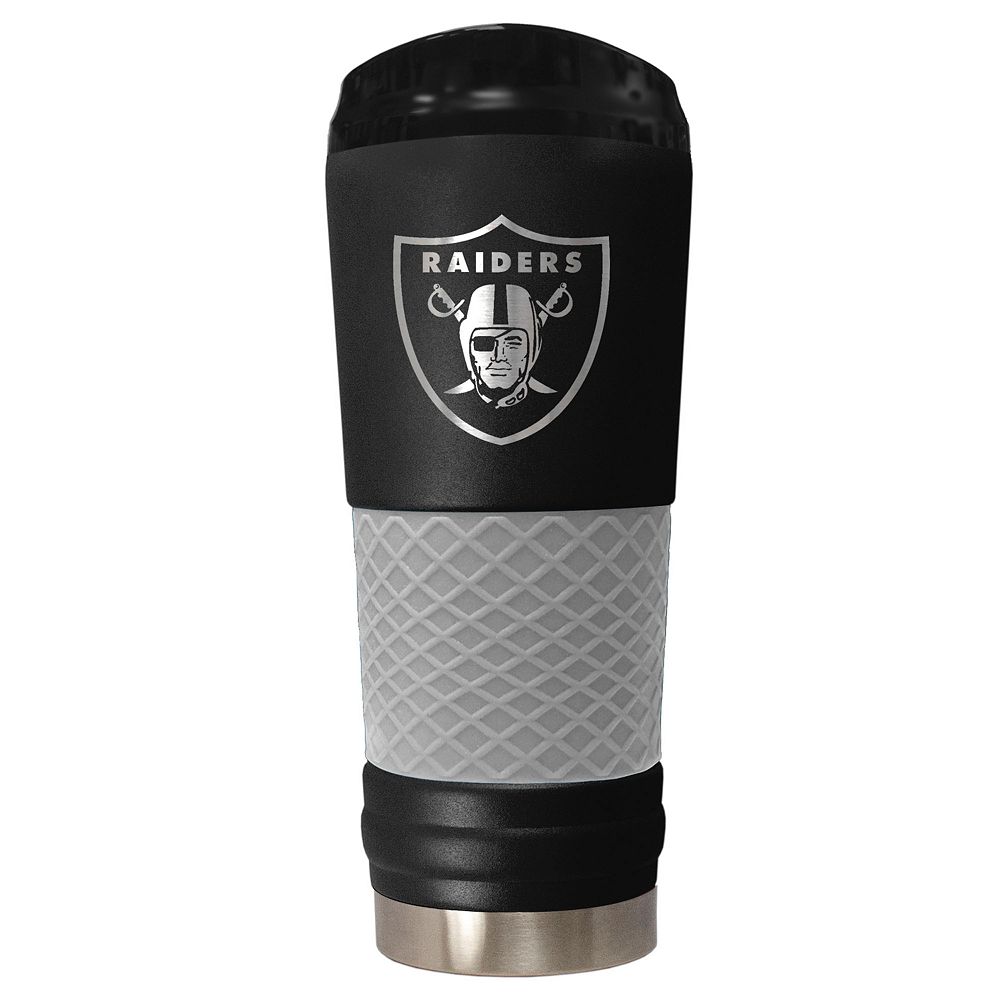 Oakland Raiders Vacuum Insulated Powder-Coated Tumbler