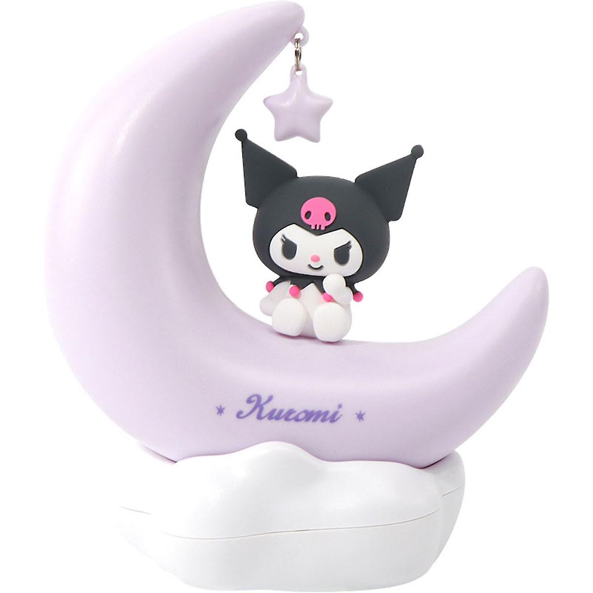 Kuromi On Moon Night Light Bedside Night Lamp Cute Kids Table Lamp Room Decoration Chirstmas Gift