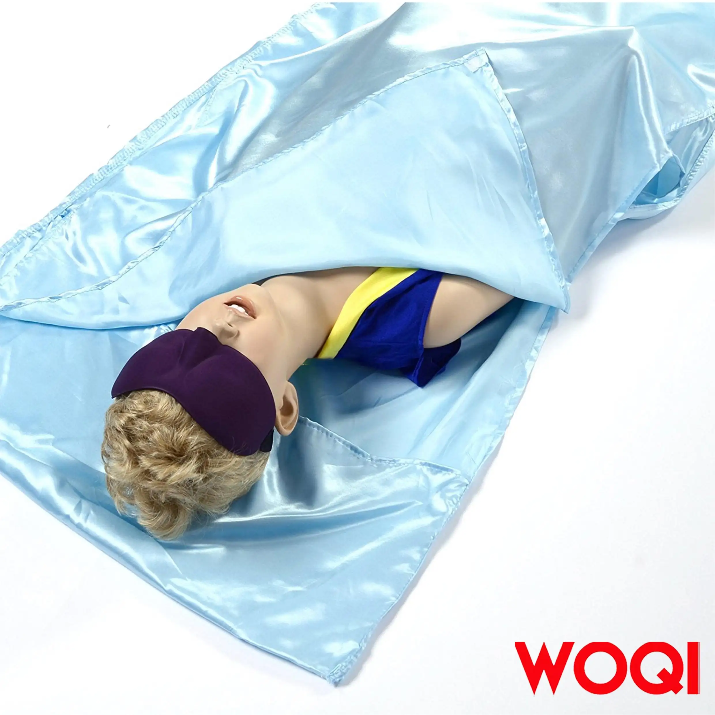 Woqi Portable Lightweight Sleeping Bag Hostel Travel Inner Sheet Sleep Sack