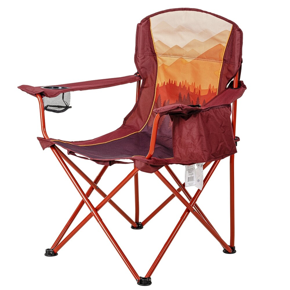 Oversized Camp Chair with Cooler