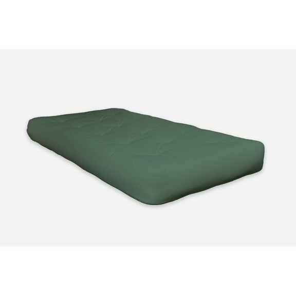 6 Green Single Foam Futon Mattress  Queen Size Be...