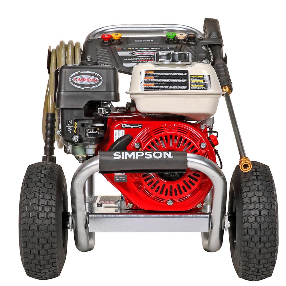 Simpson Professional Pressure Washer Cold Water Gas GX200 with AAA Triplex Plunger Pump ;