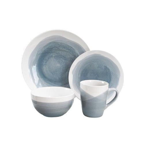 Better Homes and Gardens Brushstroke 16 Pieces Dinnerware Set