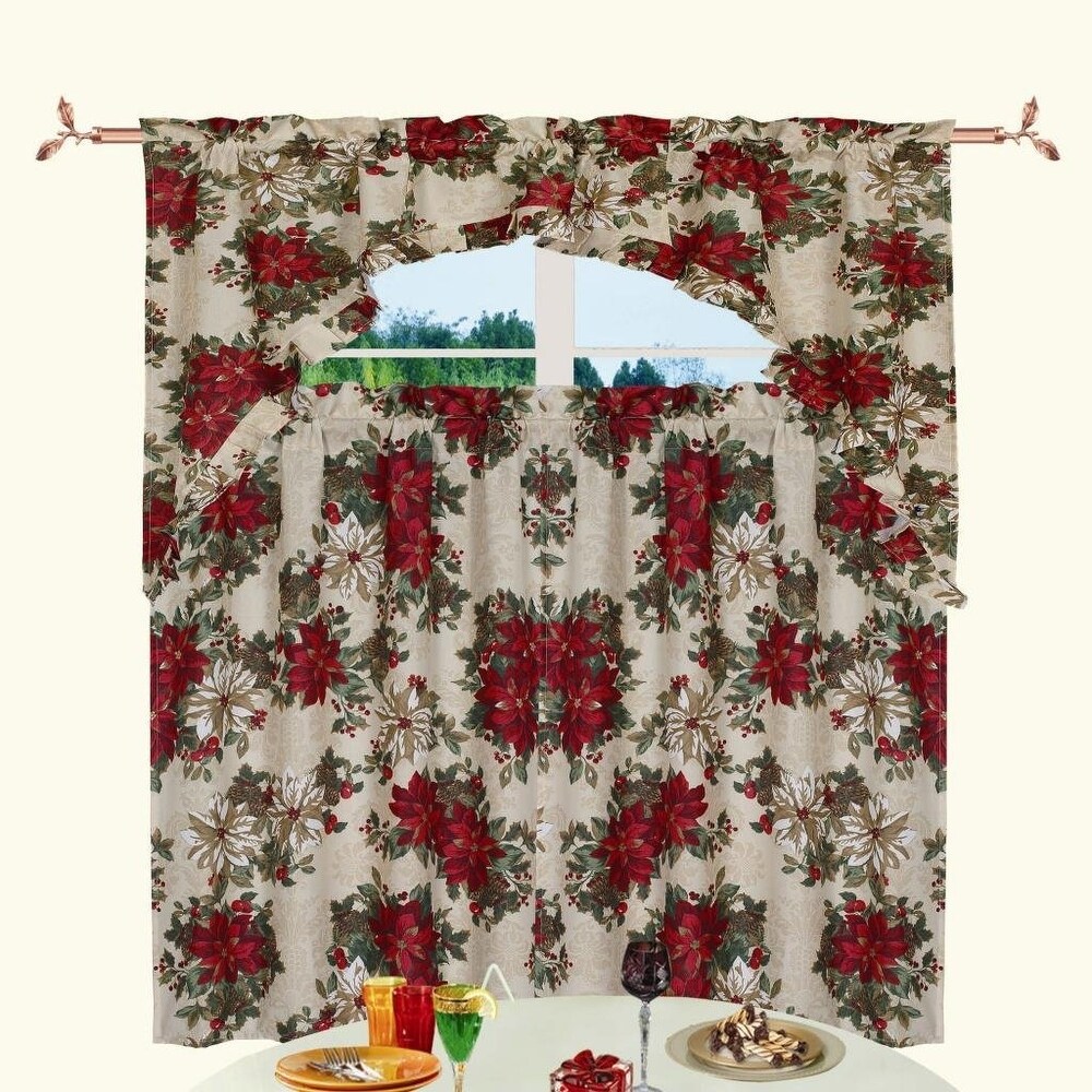 Violet Linen Decorative Christmas Garden 3pc Set 60\