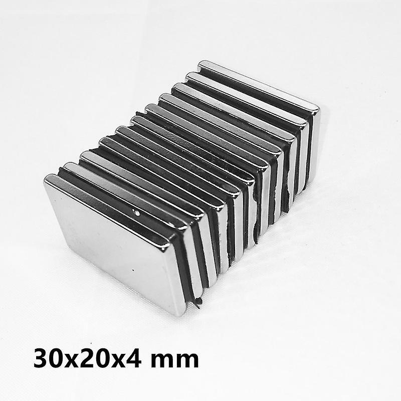 5~50pcs 30x20x4 Mm Rare Earth Magnets Thickness 4 Block Rectangular Pot Magnets 30x20x4mm Permanent Neodymium Magnet 30*20*4 Mm