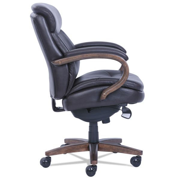 La-Z-Boy Woodbury Mid-Back Executive Chair， Supports Up to 300 lb， 18.75