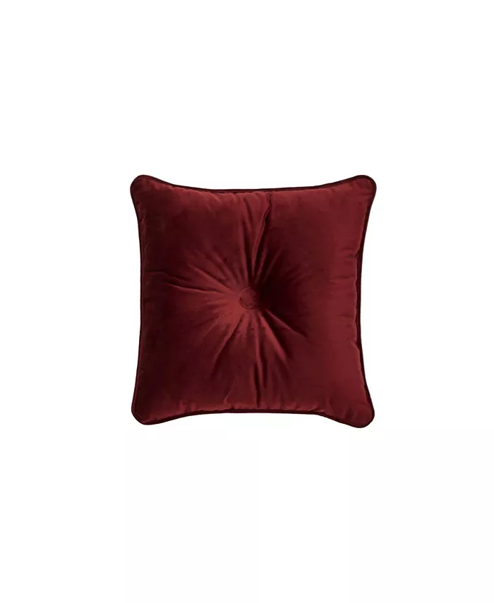 Five Queens Court Bordeaux Decorative Pillow， 18