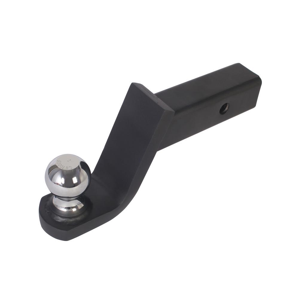 Blackout 6，000 lbs Capacity Ball Mount， 2 inch Ball ; 4 inch Drop